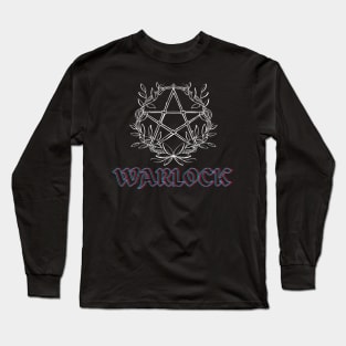 DND Class Warlock Long Sleeve T-Shirt